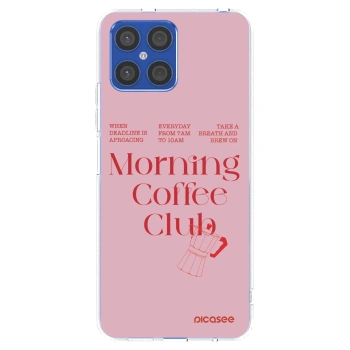 Picasee átlátszó szilikon tok az alábbi mobiltelefonokra Honor X8 4G - Morning