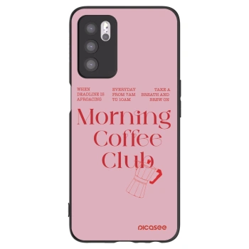 Picasee fekete szilikon tok az alábbi mobiltelefonokra OPPO A16s - Morning