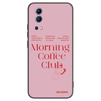 Picasee fekete szilikon tok az alábbi mobiltelefonokra Vivo Y52 5G - Morning