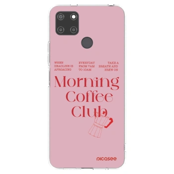 Picasee átlátszó szilikon tok az alábbi mobiltelefonokra Realme C21Y - Morning