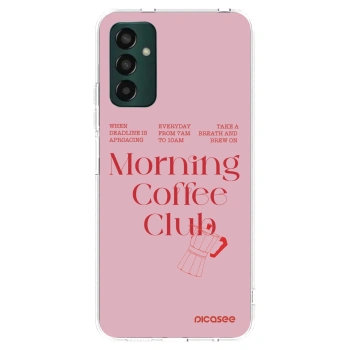 Picasee átlátszó szilikon tok az alábbi mobiltelefonokra Samsung Galaxy M13 M135F - Morning
