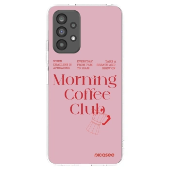 Picasee átlátszó szilikon tok az alábbi mobiltelefonokra Samsung Galaxy A73 5G - Morning