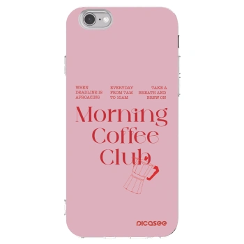 Picasee átlátszó szilikon tok az alábbi mobiltelefonokra Apple iPhone 6/6S - Morning