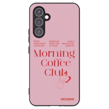 Picasee fekete szilikon tok az alábbi mobiltelefonokra Samsung Galaxy A54 5G A546B - Morning
