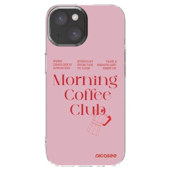 Picasee átlátszó szilikon tok az alábbi mobiltelefonokra Apple iPhone 15 - Morning