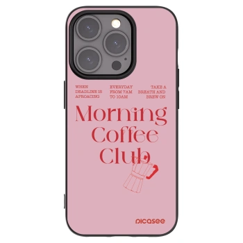 Picasee fekete szilikon tok az alábbi mobiltelefonokra Apple iPhone 15 Pro - Morning