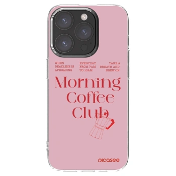 Picasee átlátszó szilikon tok az alábbi mobiltelefonokra Apple iPhone 15 Pro - Morning
