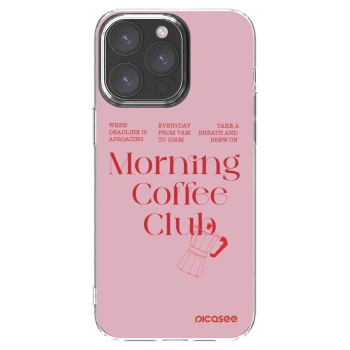 Picasee átlátszó szilikon tok az alábbi mobiltelefonokra Apple iPhone 15 Pro Max - Morning