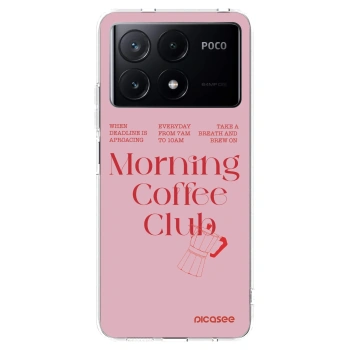 Picasee átlátszó szilikon tok az alábbi mobiltelefonokra Xiaomi Poco X6 Pro - Morning