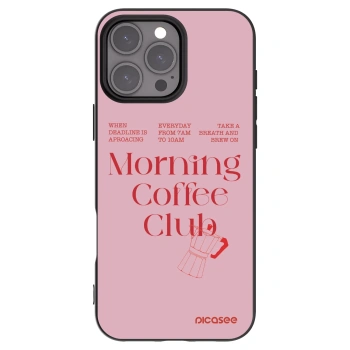 Picasee fekete szilikon tok az alábbi mobiltelefonokra Apple iPhone 16 Pro Max - Morning