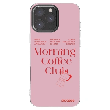 Picasee átlátszó szilikon tok az alábbi mobiltelefonokra Apple iPhone 16 Pro Max - Morning