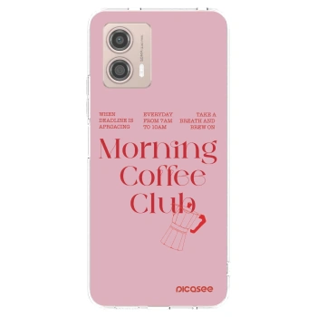 Picasee átlátszó szilikon tok az alábbi mobiltelefonokra Motorola Moto G53 5G - Morning