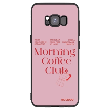 Picasee fekete szilikon tok az alábbi mobiltelefonokra Samsung Galaxy S8 G950F - Morning
