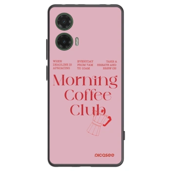 Picasee fekete szilikon tok az alábbi mobiltelefonokra Motorola Moto G35 5G - Morning