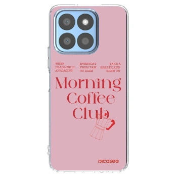 Picasee átlátszó szilikon tok az alábbi mobiltelefonokra Honor X8c - Morning