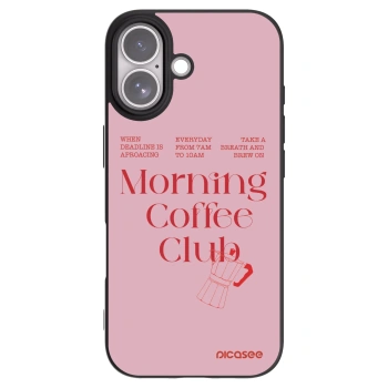Picasee fekete szilikon tok az alábbi mobiltelefonokra Apple iPhone 17 - Morning