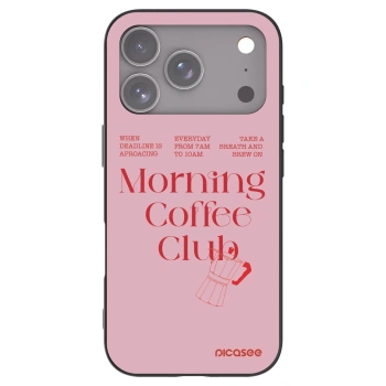 Picasee fekete szilikon tok az alábbi mobiltelefonokra Apple iPhone 17 Pro - Morning
