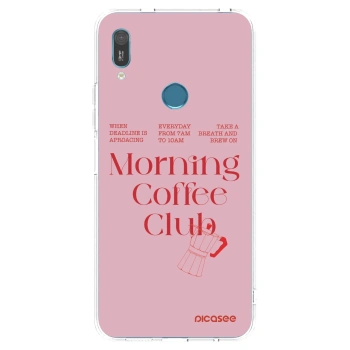 Picasee átlátszó szilikon tok az alábbi mobiltelefonokra Huawei Y6 2019 - Morning
