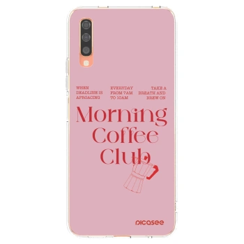 Picasee átlátszó szilikon tok az alábbi mobiltelefonokra Samsung Galaxy A70 A705F - Morning