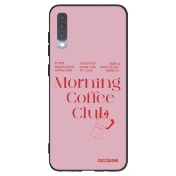 Picasee fekete szilikon tok az alábbi mobiltelefonokra Samsung Galaxy A70 A705F - Morning