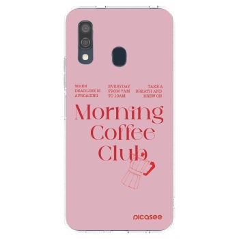 Picasee átlátszó szilikon tok az alábbi mobiltelefonokra Samsung Galaxy A40 A405F - Morning