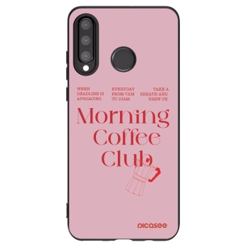 Picasee fekete szilikon tok az alábbi mobiltelefonokra Huawei P30 Lite - Morning