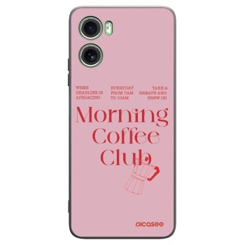 Picasee fekete szilikon tok az alábbi mobiltelefonokra Motorola Moto G06 - Morning