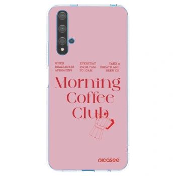 Picasee átlátszó szilikon tok az alábbi mobiltelefonokra Huawei Nova 5T - Morning