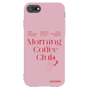 Picasee átlátszó szilikon tok az alábbi mobiltelefonokra Apple iPhone SE 2020 - Morning