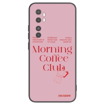 Picasee fekete szilikon tok az alábbi mobiltelefonokra Xiaomi Mi Note 10 Lite - Morning