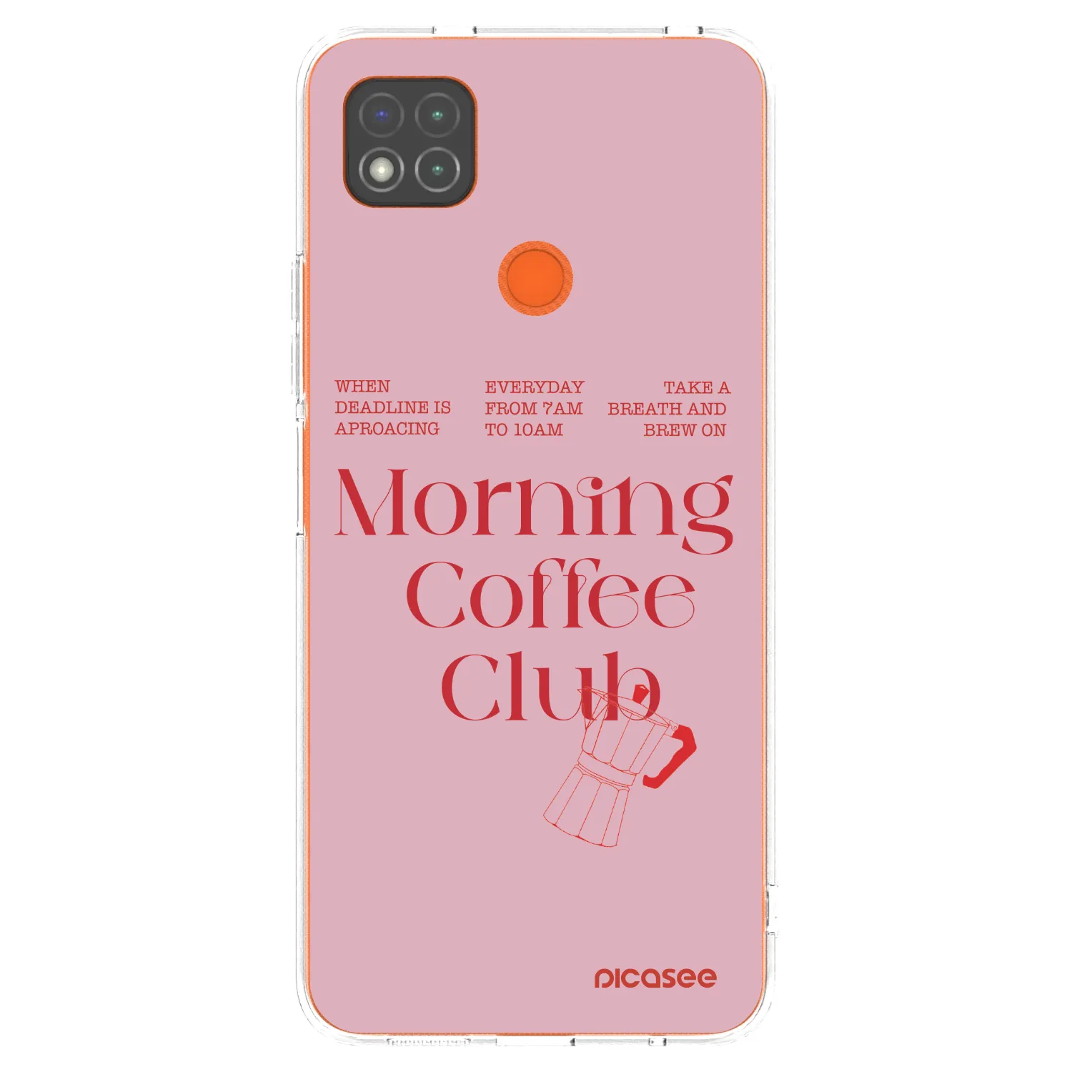 Picasee átlátszó szilikon tok az alábbi mobiltelefonokra Xiaomi Redmi 9C - Morning
