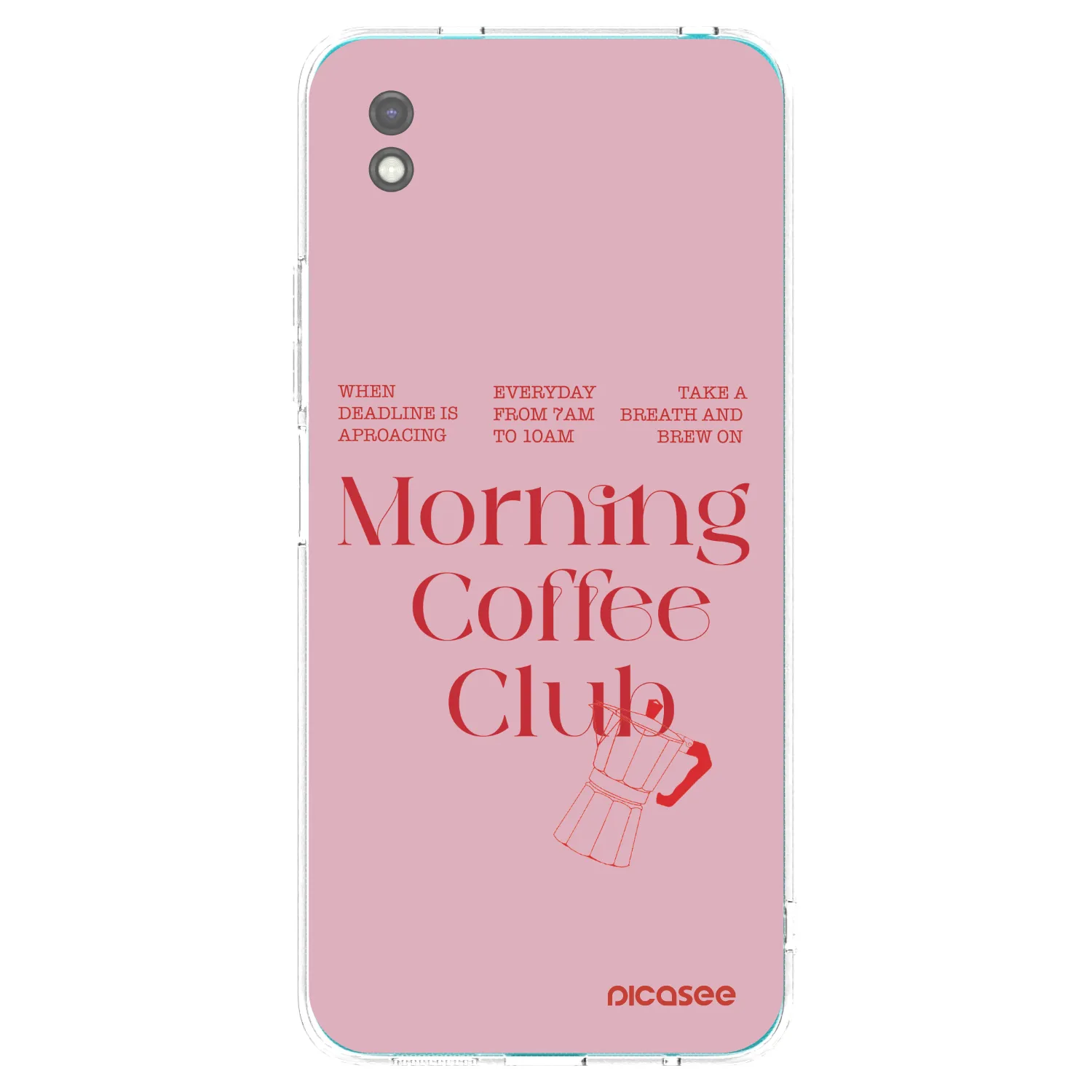 Picasee fekete szilikon tok az alábbi mobiltelefonokra Xiaomi Redmi 9A - Morning