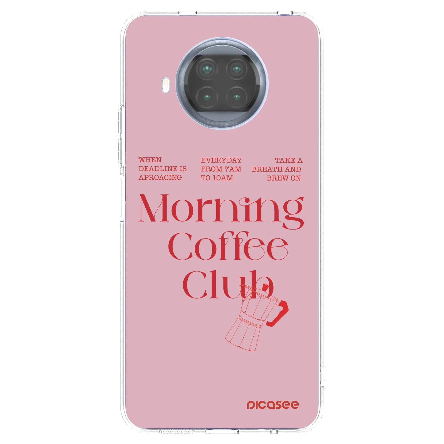 Picasee átlátszó szilikon tok az alábbi mobiltelefonokra Xiaomi Mi 10T Lite - Morning