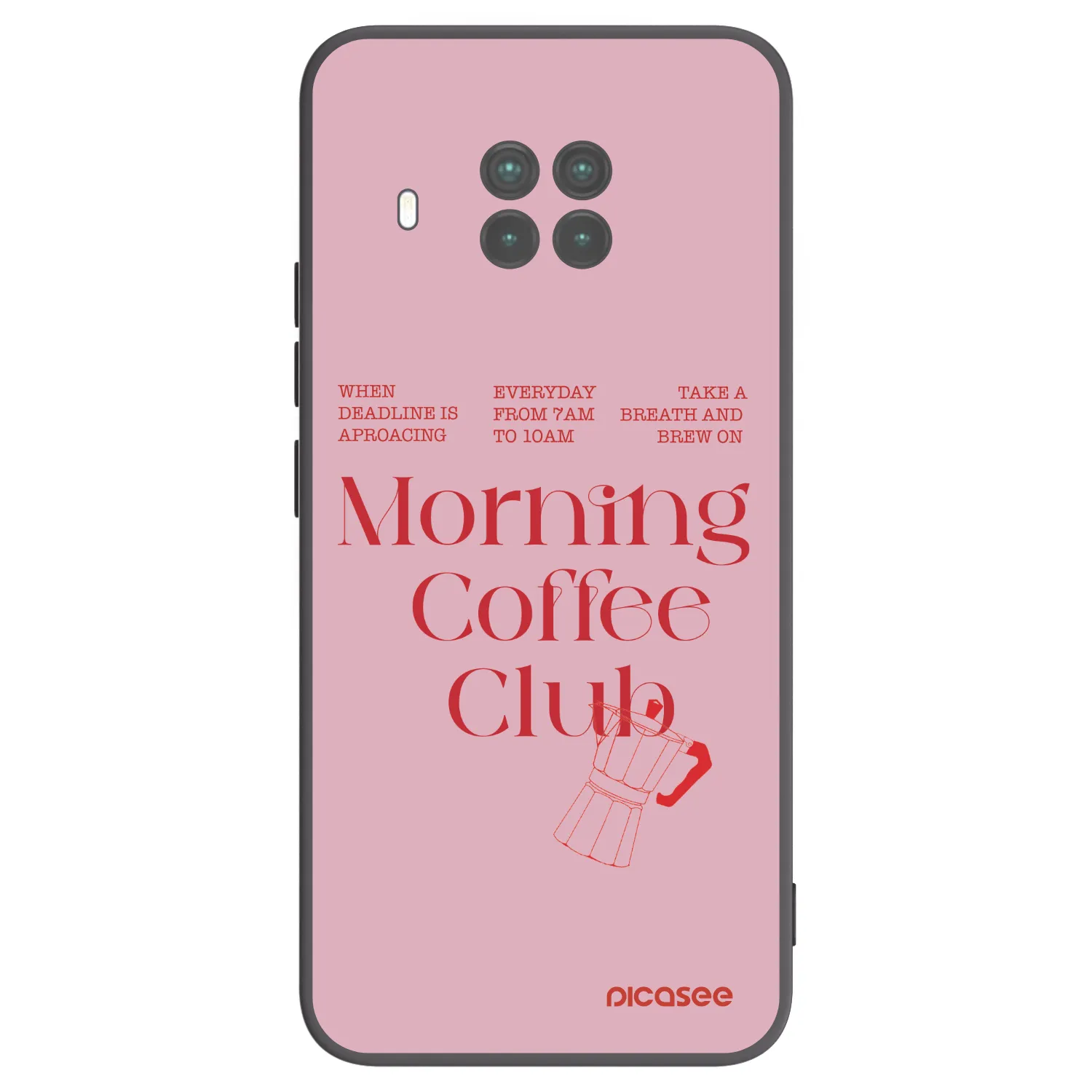 Picasee fekete szilikon tok az alábbi mobiltelefonokra Xiaomi Mi 10T Lite - Morning