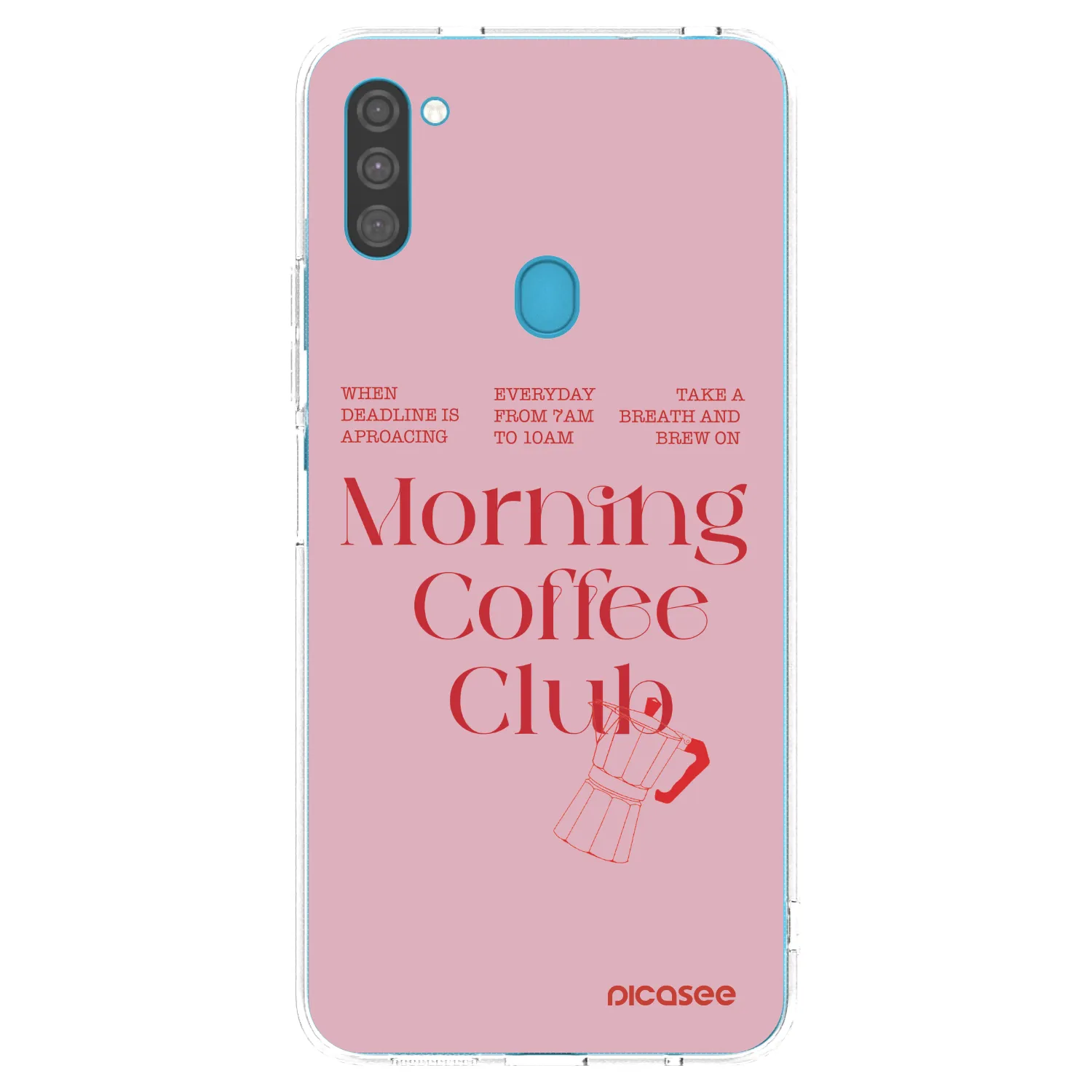 Picasee átlátszó szilikon tok az alábbi mobiltelefonokra Samsung Galaxy M11 - Morning