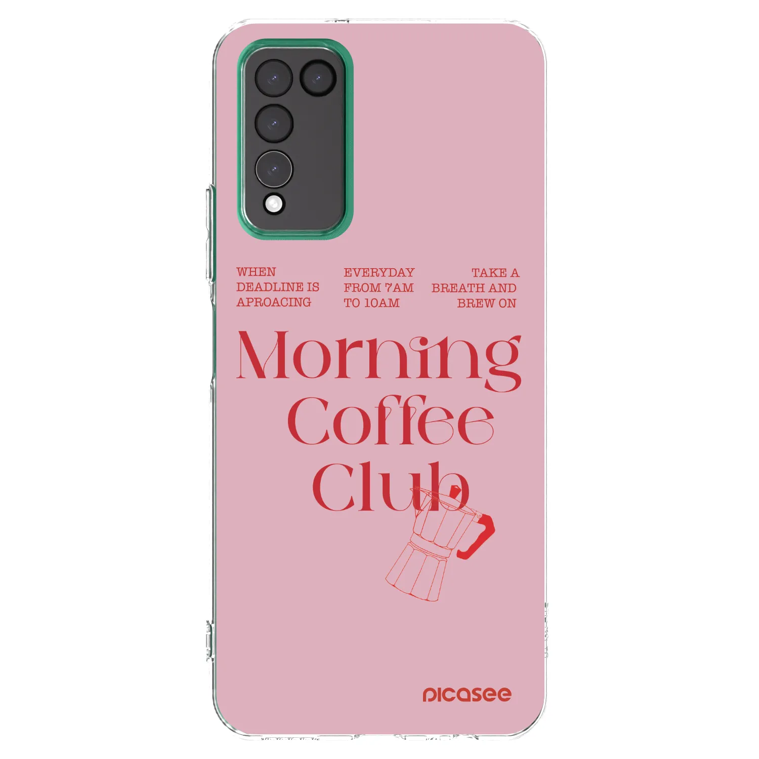 Picasee átlátszó szilikon tok az alábbi mobiltelefonokra Honor 10X Lite - Morning