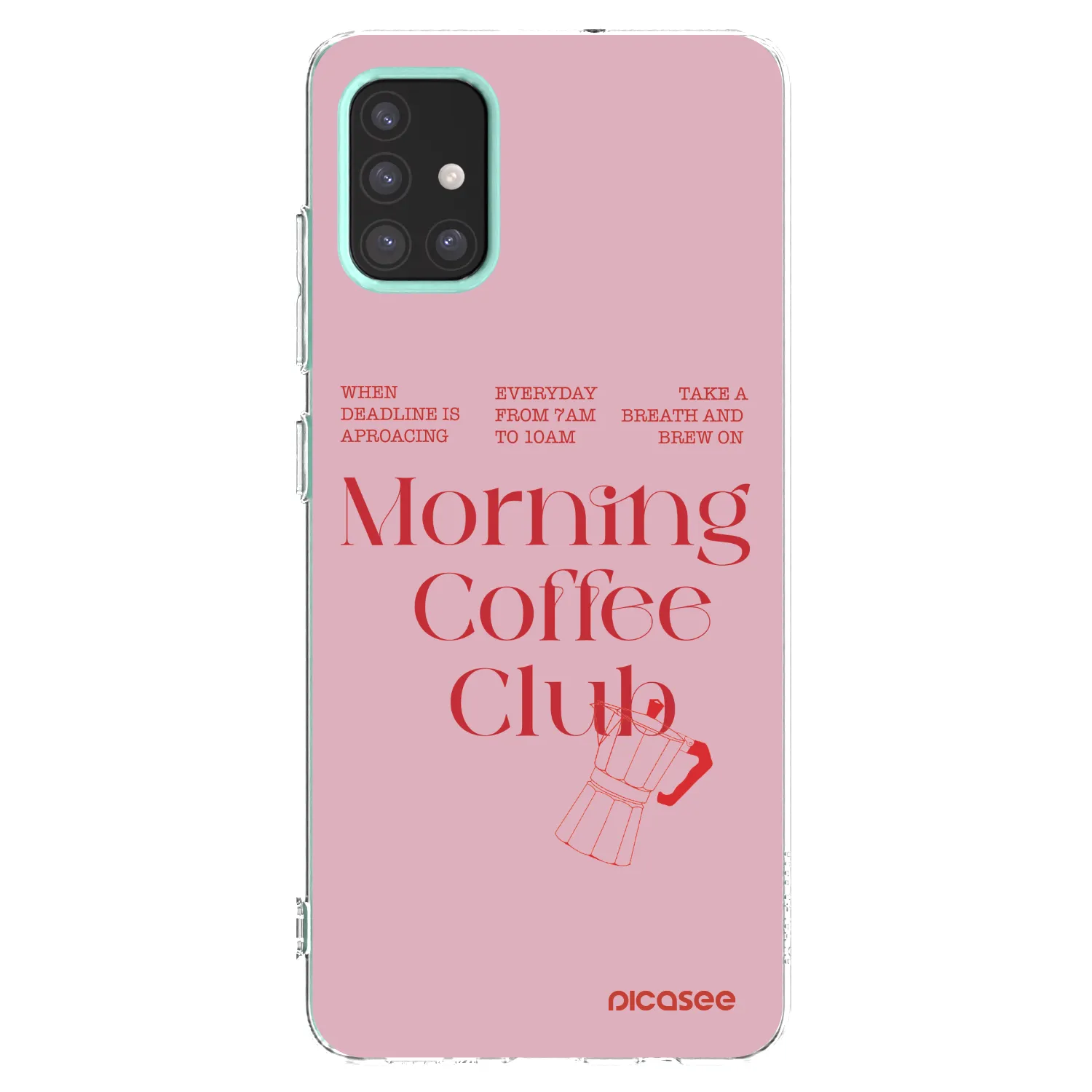 Picasee átlátszó szilikon tok az alábbi mobiltelefonokra Samsung Galaxy M31s - Morning