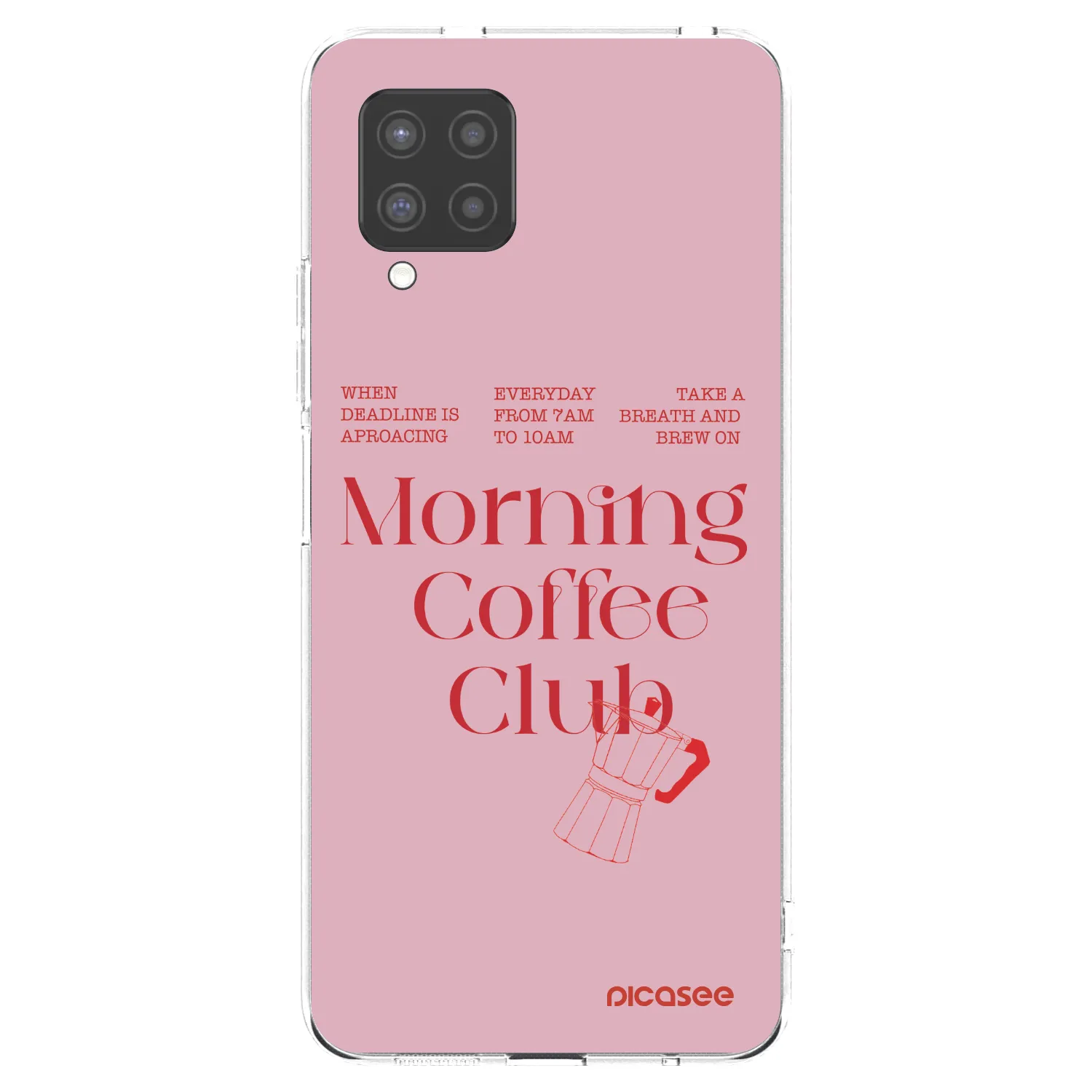 Picasee átlátszó szilikon tok az alábbi mobiltelefonokra Samsung Galaxy A42 A426B - Morning