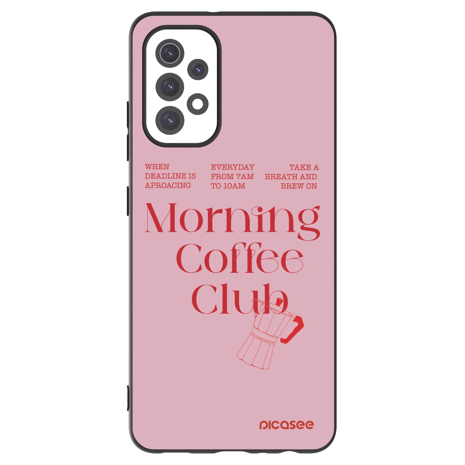 Picasee fekete szilikon tok az alábbi mobiltelefonokra Samsung Galaxy A32 5G A326B - Morning