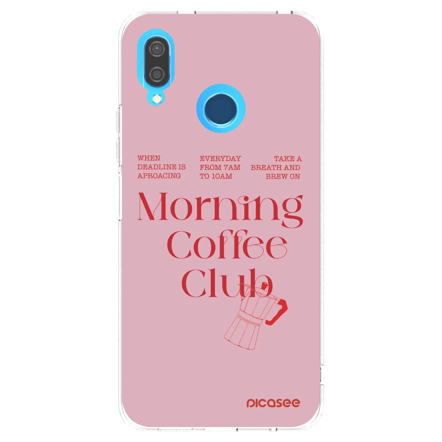 Picasee átlátszó szilikon tok az alábbi mobiltelefonokra Huawei P20 Lite - Morning