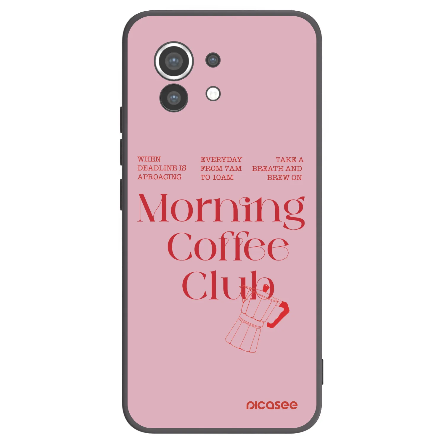 Picasee fekete szilikon tok az alábbi mobiltelefonokra Xiaomi Mi 11 - Morning