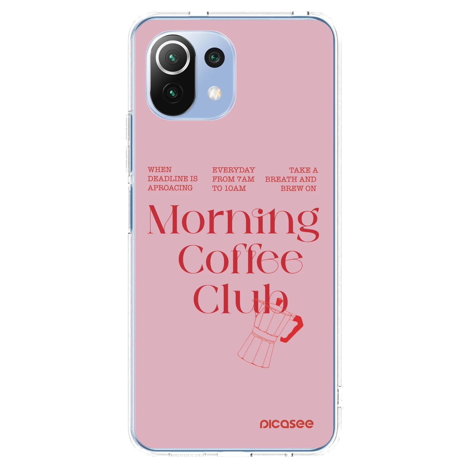 Picasee átlátszó szilikon tok az alábbi mobiltelefonokra Xiaomi Mi 11 Lite - Morning