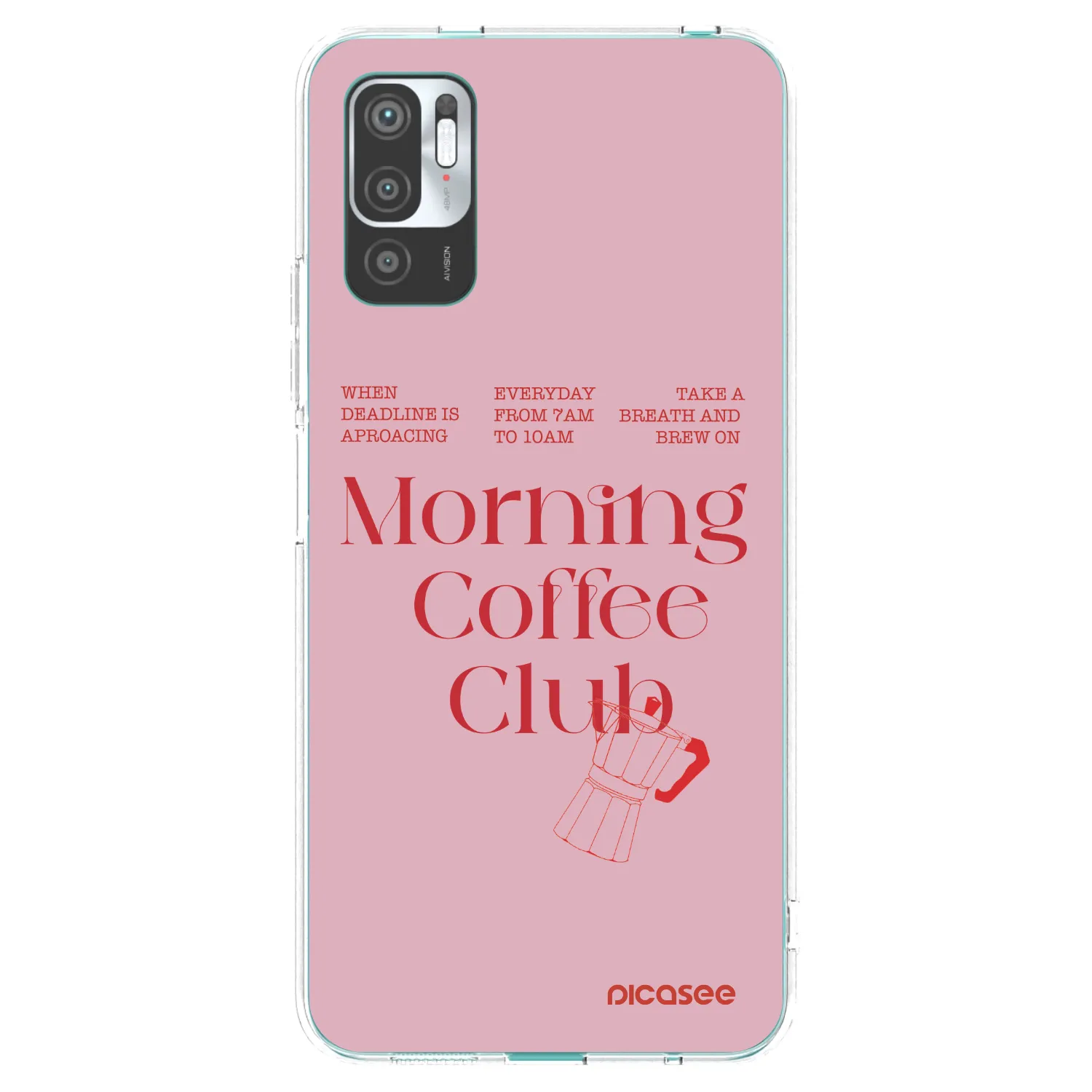 Picasee átlátszó szilikon tok az alábbi mobiltelefonokra Xiaomi Redmi Note 10 5G - Morning