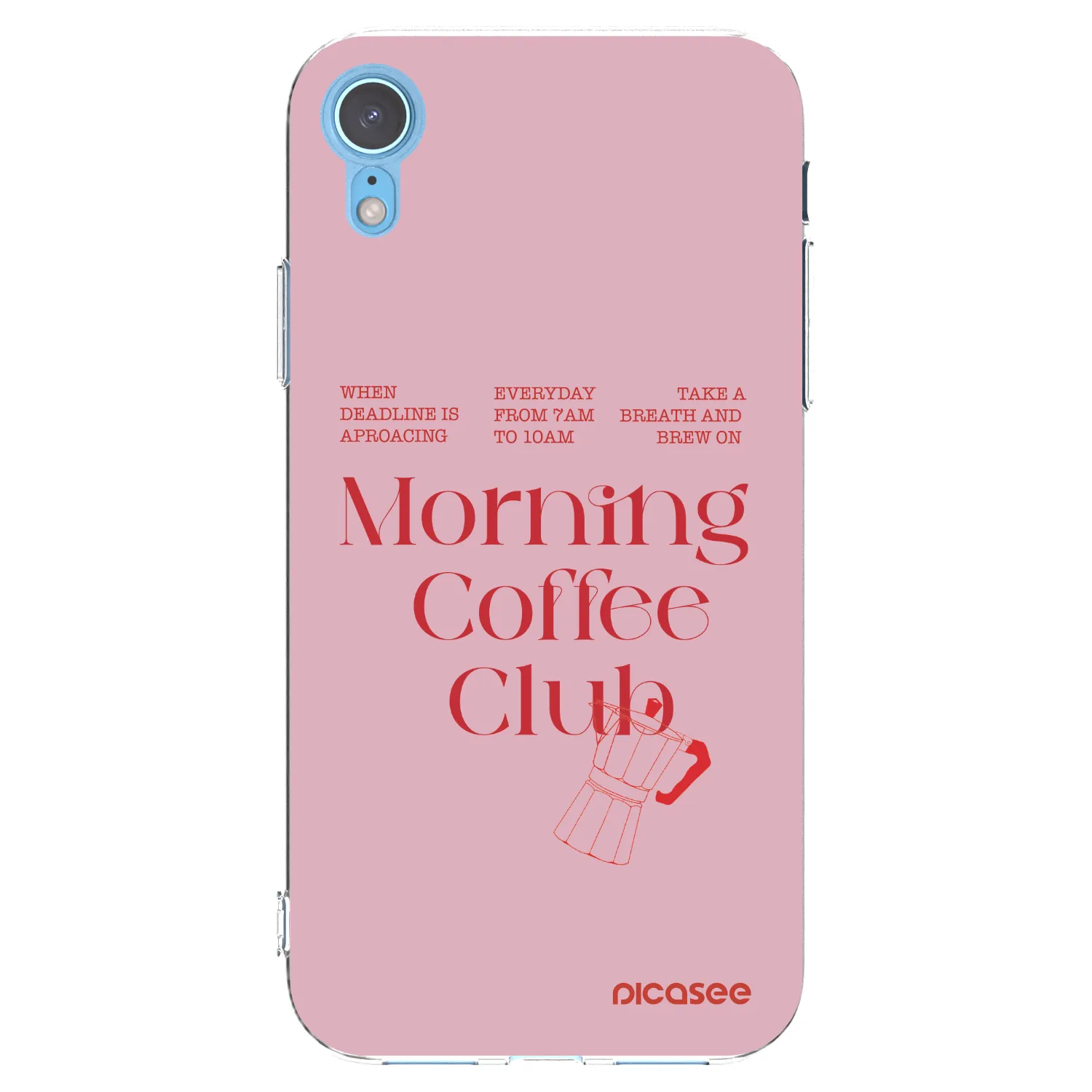 Picasee átlátszó szilikon tok az alábbi mobiltelefonokra Apple iPhone XR - Morning