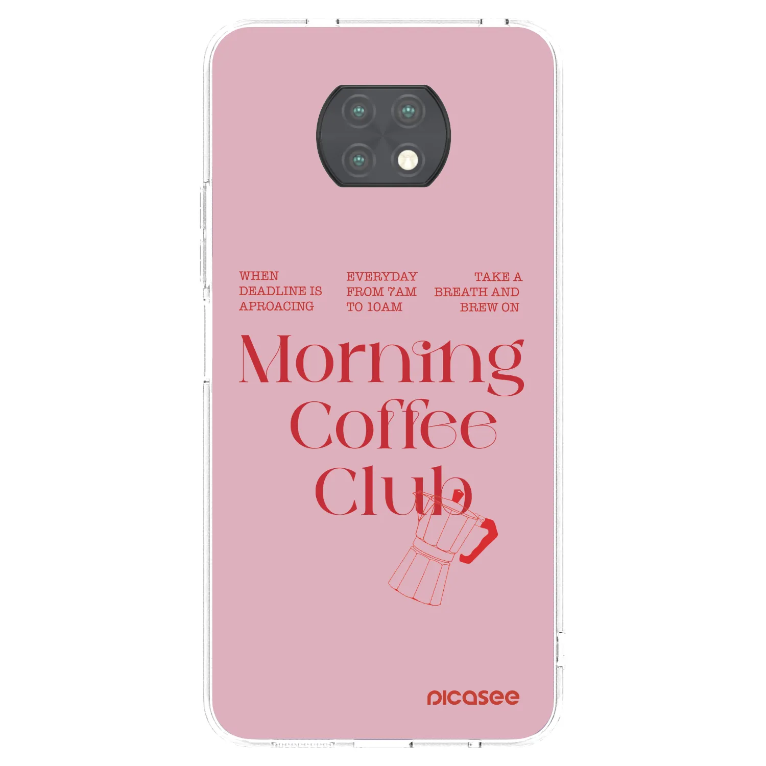 Picasee átlátszó szilikon tok az alábbi mobiltelefonokra Xiaomi Redmi Note 9T - Morning