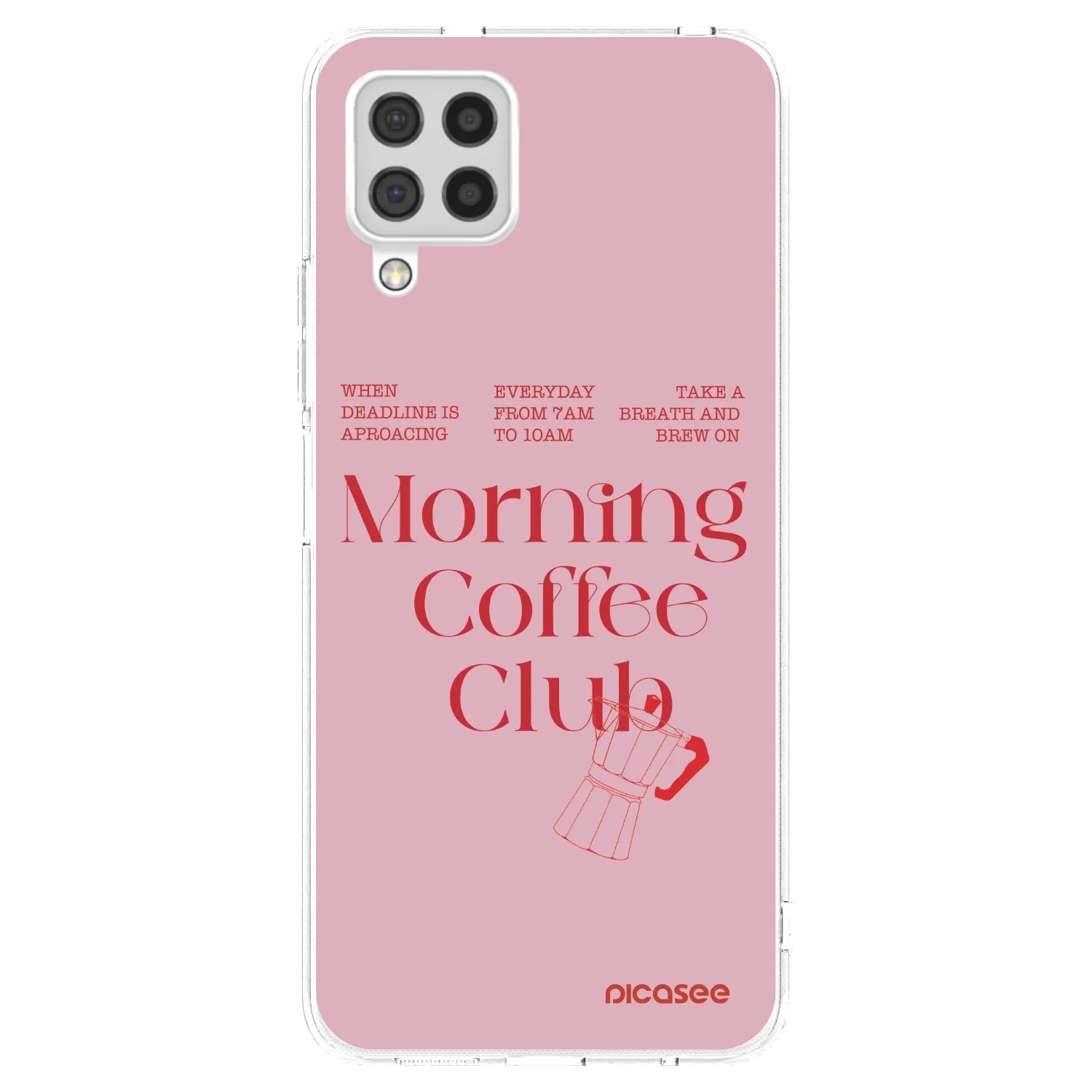 Picasee átlátszó szilikon tok az alábbi mobiltelefonokra Samsung Galaxy A22 A225F 4G - Morning