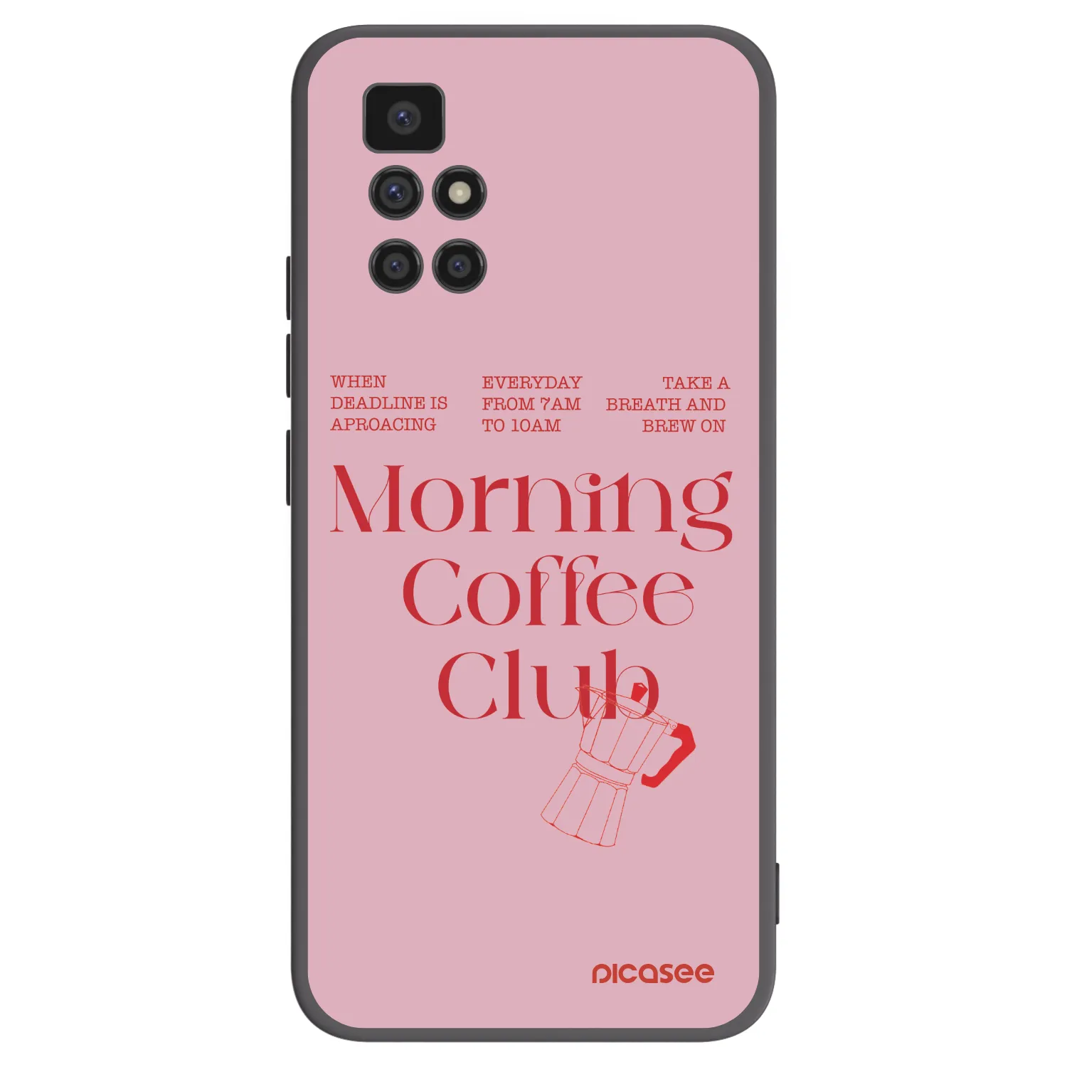 Picasee fekete szilikon tok az alábbi mobiltelefonokra Xiaomi Redmi 10 - Morning