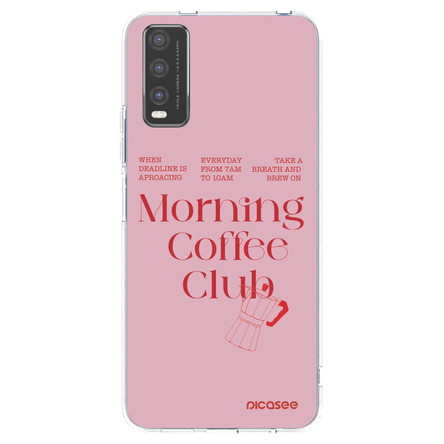 Picasee átlátszó szilikon tok az alábbi mobiltelefonokra Vivo Y20s - Morning