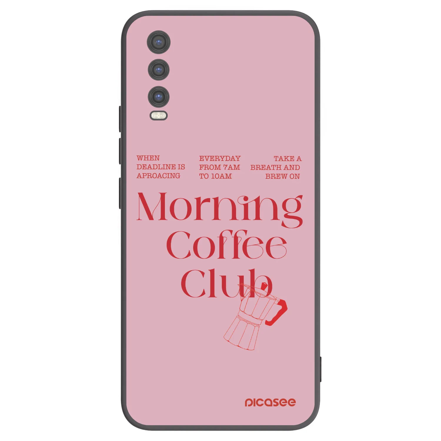 Picasee fekete szilikon tok az alábbi mobiltelefonokra Vivo Y20s - Morning