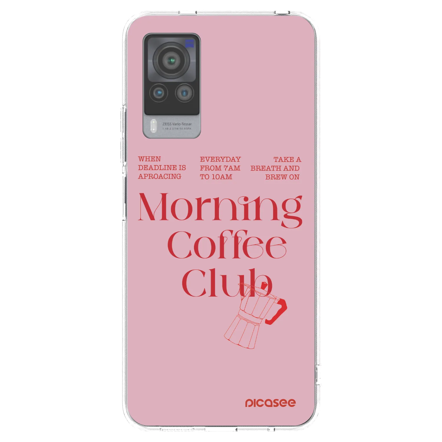 Picasee átlátszó szilikon tok az alábbi mobiltelefonokra Vivo X60 Pro 5G - Morning